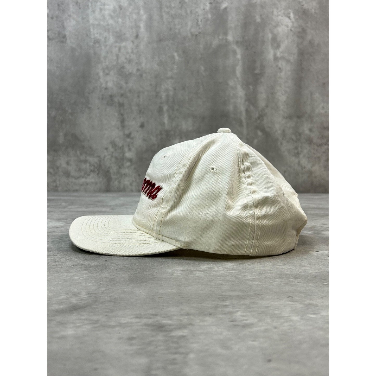 Vintage 90s Oklahoma Sooners NCAA Script Snapback Hat OSFA