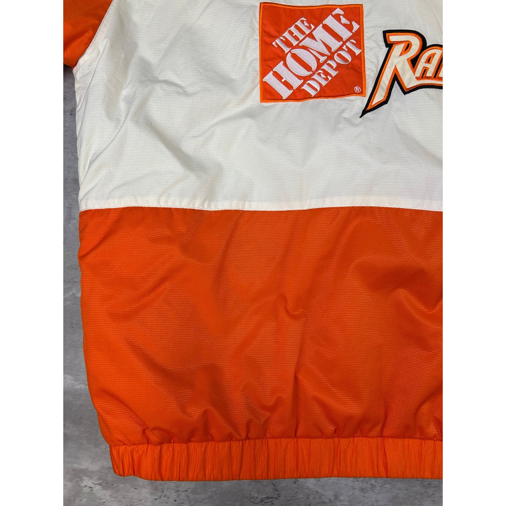 Vintage 90s Tony Stewart #20 Home Depot Racing Nascar Insulated Jacket Size 2XL