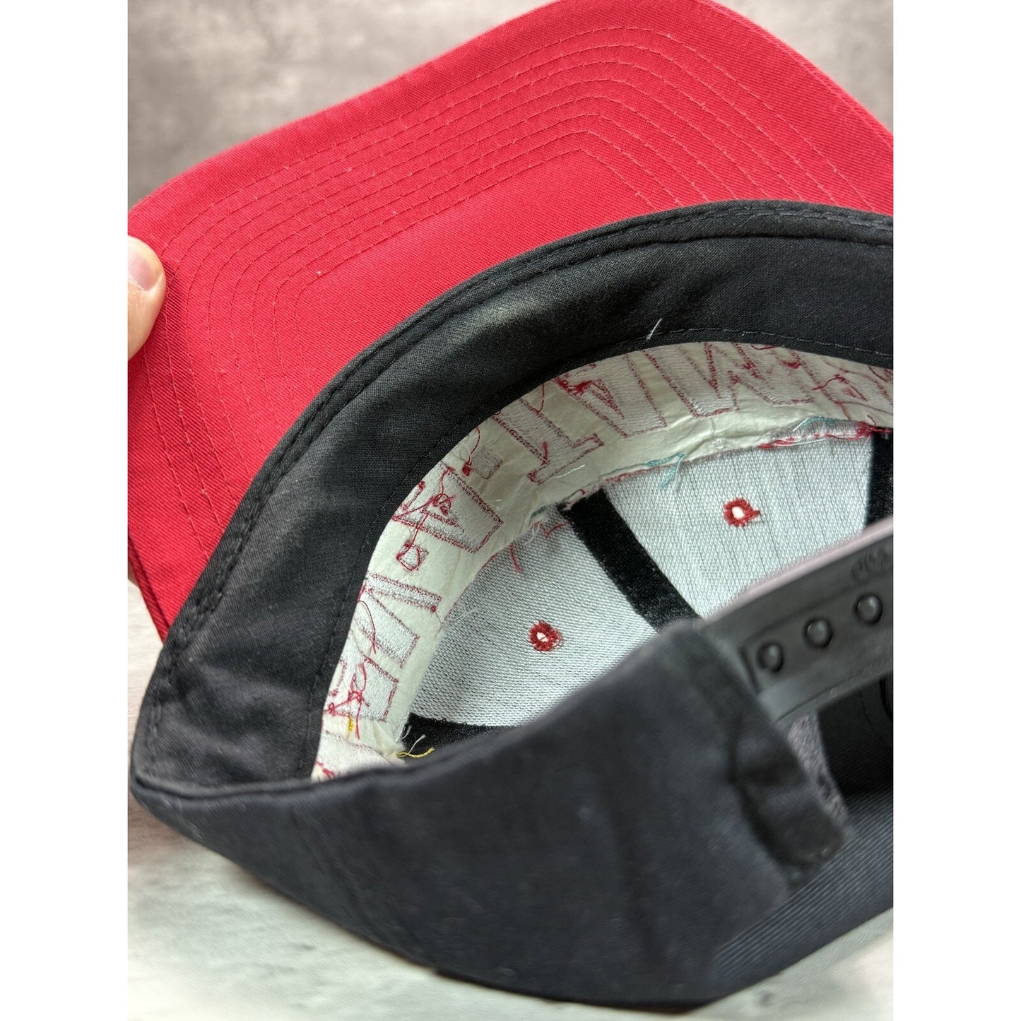 Vintage 90s Hav-A-Tampa Dirt Racing Series Embroidered Snapback Hat OSFA