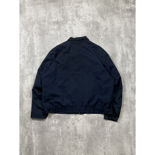 Vintage 1970s Red Kap Two Pocket Navy Blue Canvas Workwear Jacket Size Large