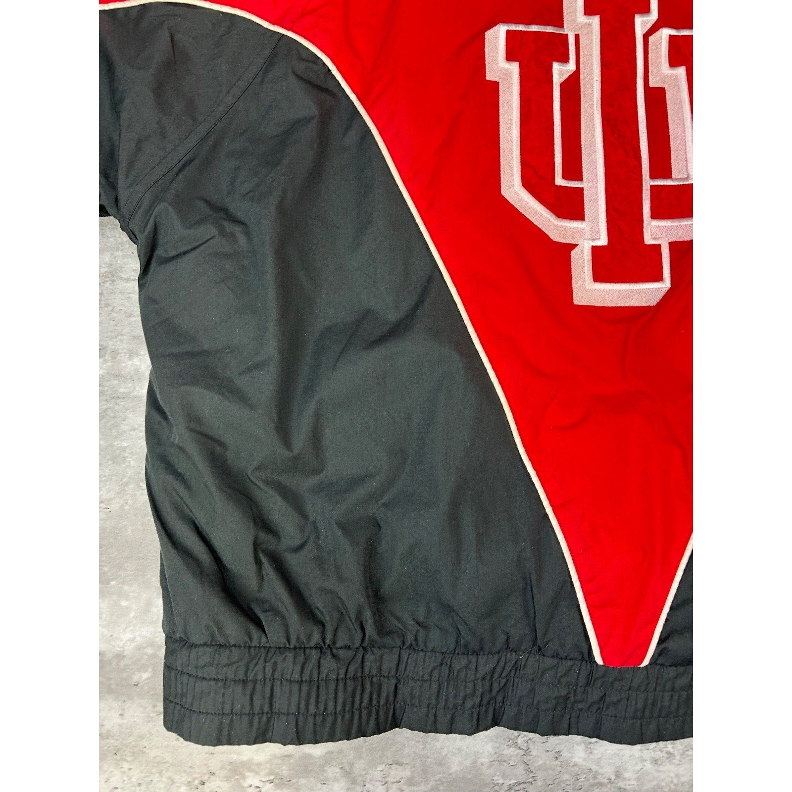 Vintage 90s Indiana Hoosiers NCAA Insulated Full Zip Hooded Jacket Size 2XL