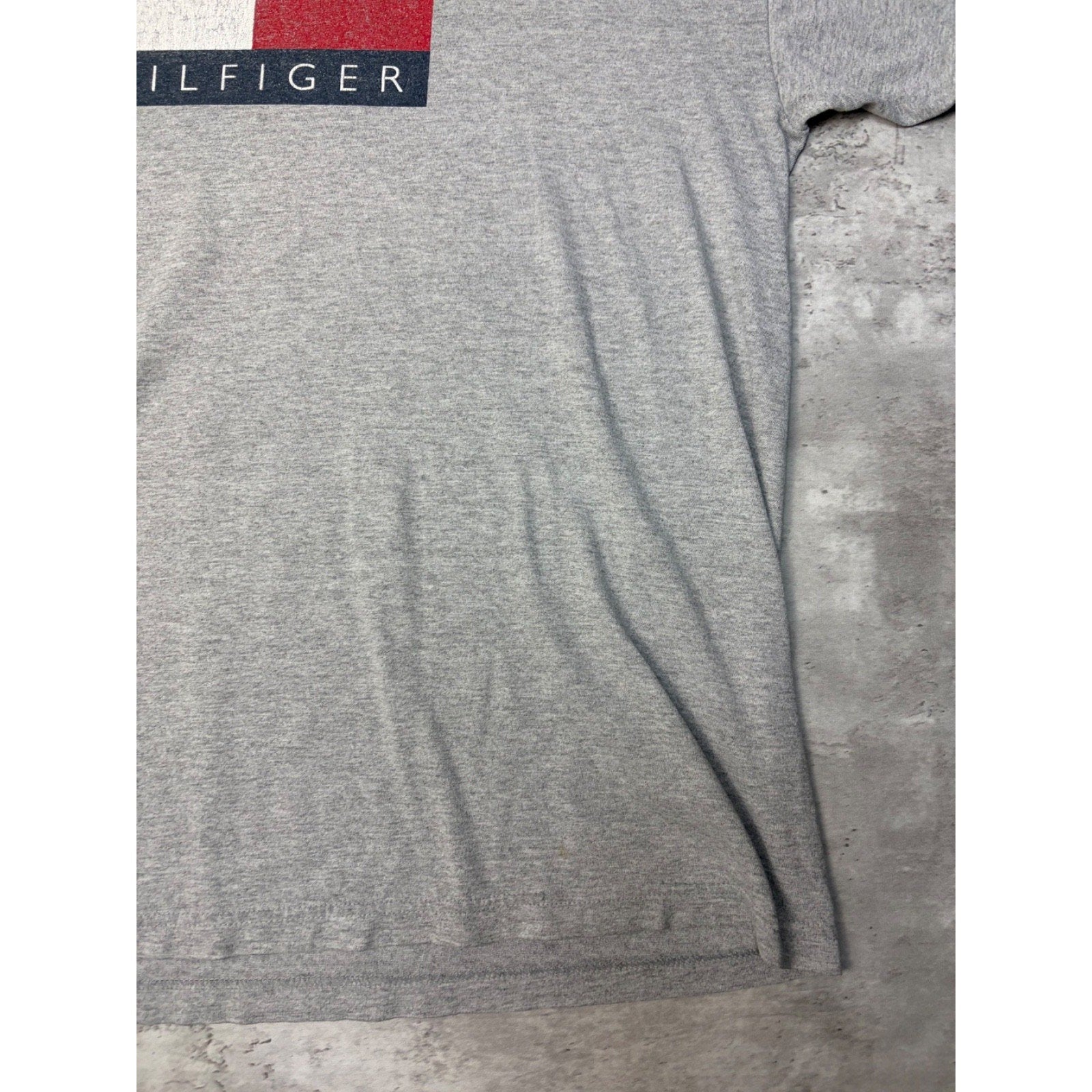 Vintage 90s Tommy Hilfiger Graphic Logo Long Sleeve T-Shirt Size XL