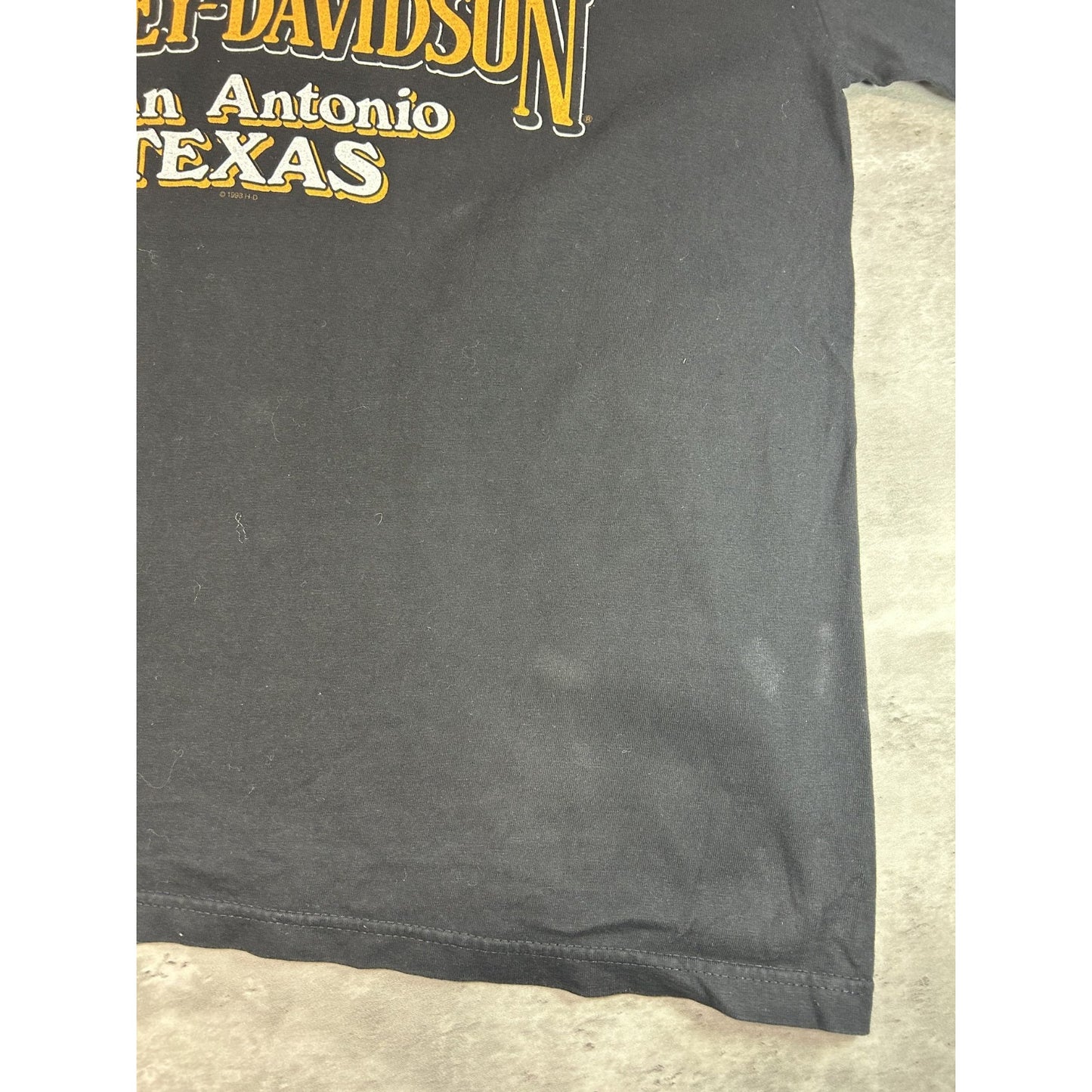 Vintage 2002 Harley Davidson Motorcycles Lightning Long Sleeve T-Shirt XL Black