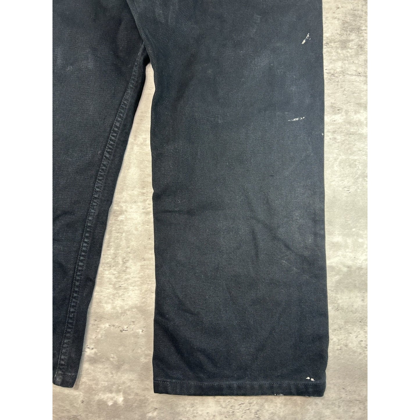 Vintage 2000s Levis Sivler Tab Straight Fit Black Denim Pants Size 34