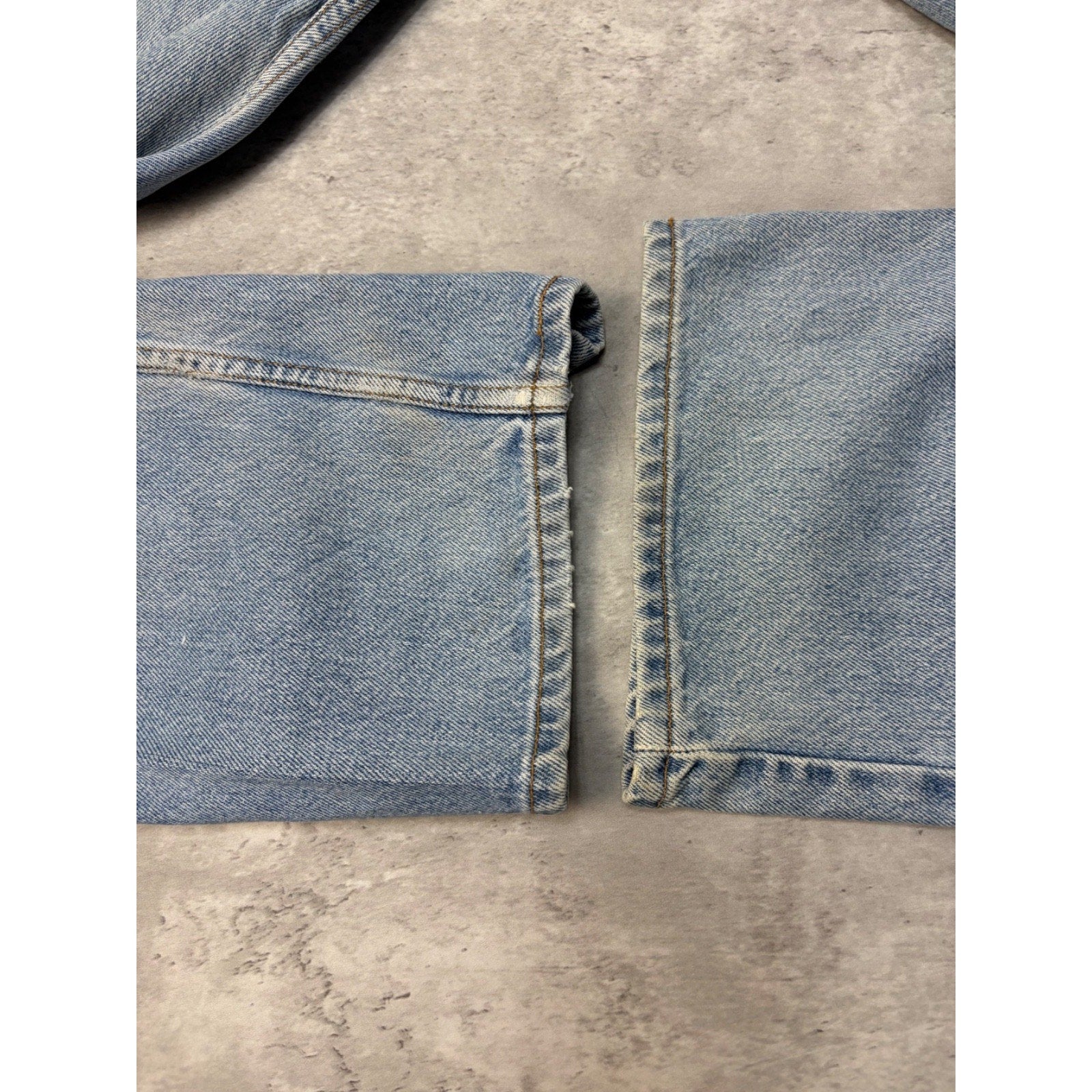 Vintage Levis 505 Red Tab Straight Leg Light Wash Denim Pants Size 40