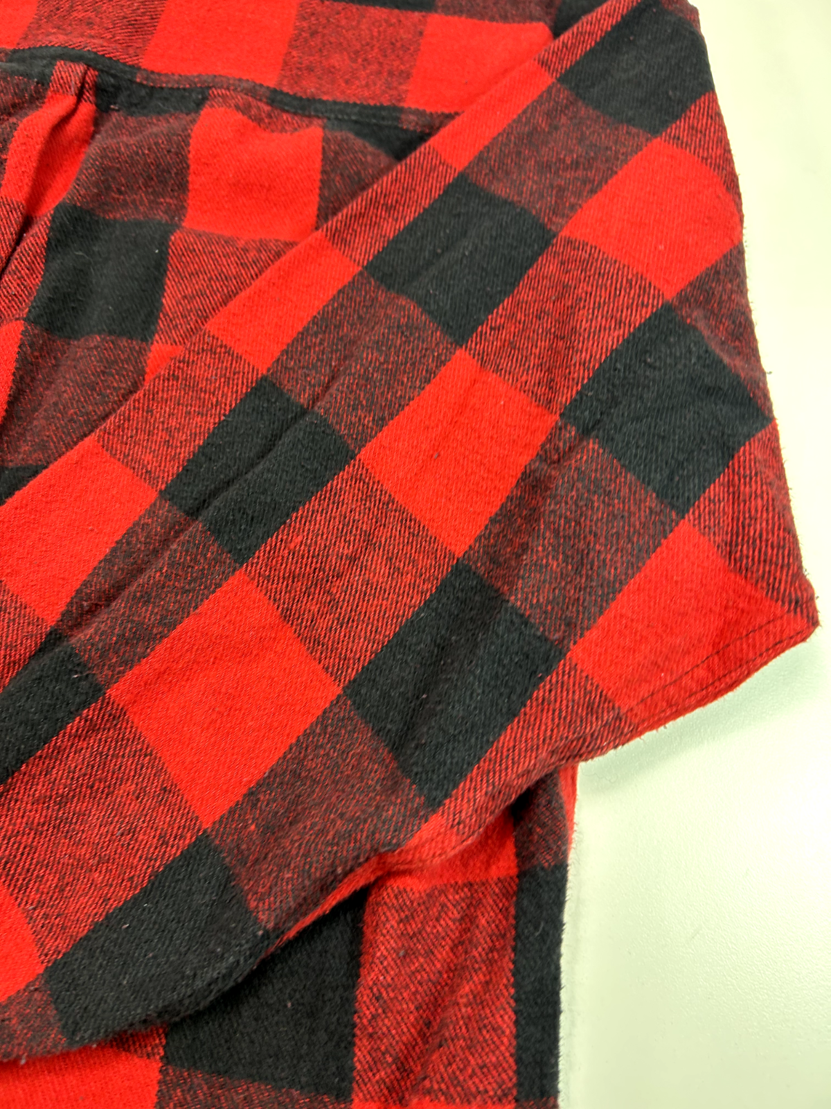 Vintage Field & Forest Buffalo Plaid Double Pocket Button Up Shirt Size Large