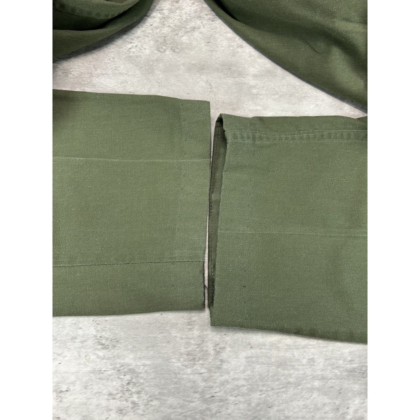 Vintage 1990s US Military OG-107 Trouser Style Army Pants Size 28 Green