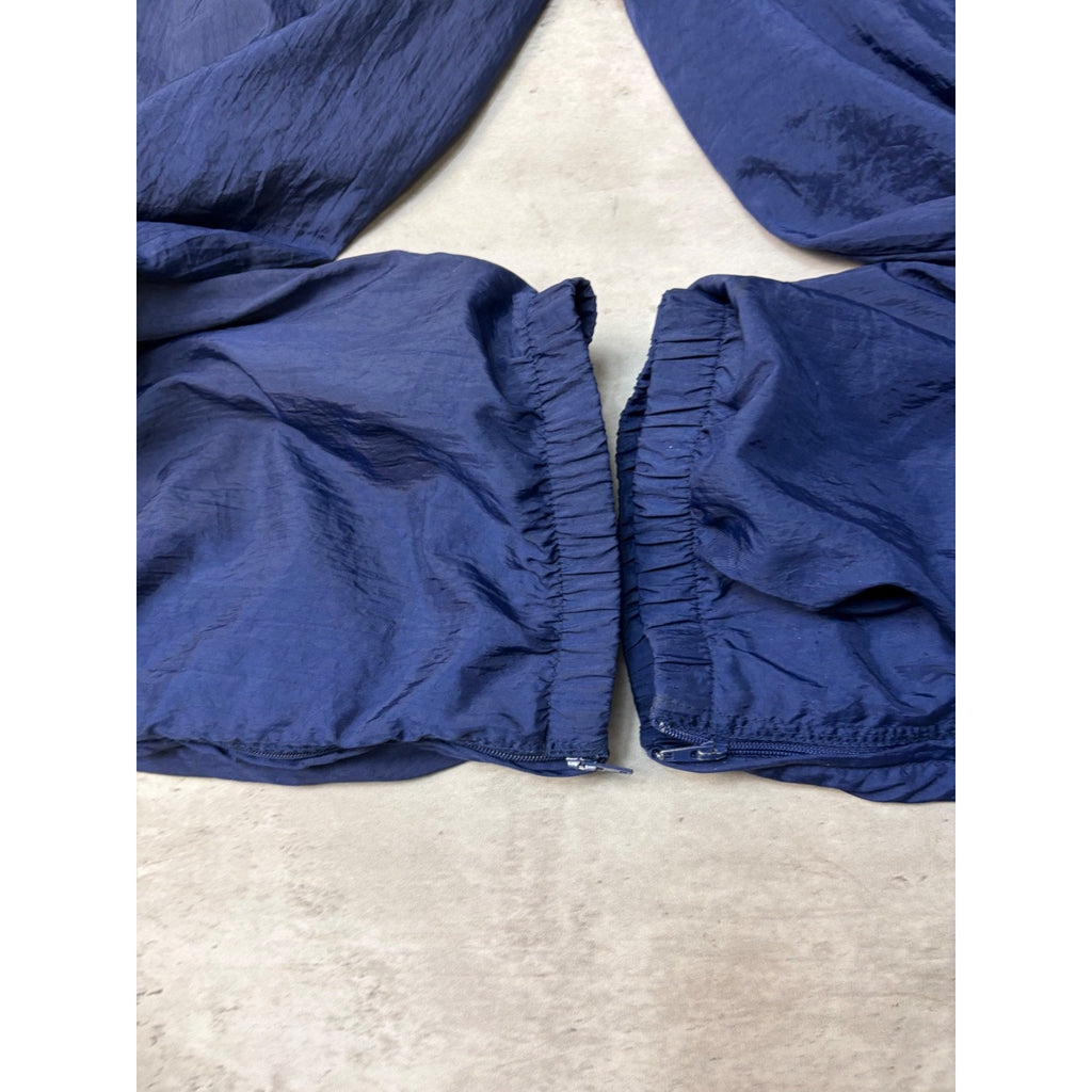 Vintage Nike Tonal Embroidered Swoosh Insulated Nylon Windbreaker Pants Size XL