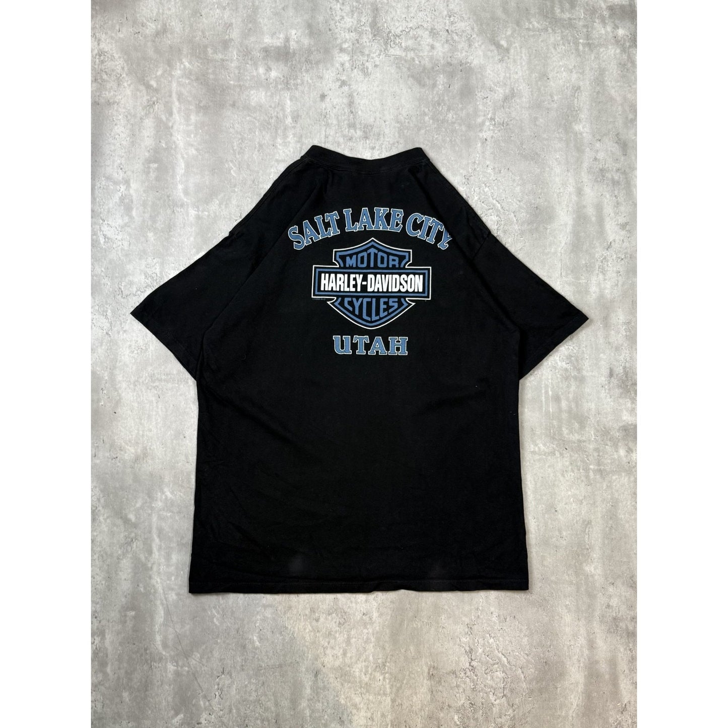 Vintage 1998 Harley Davidson Heaven Winged Engine Graphic T-Shirt Size XL