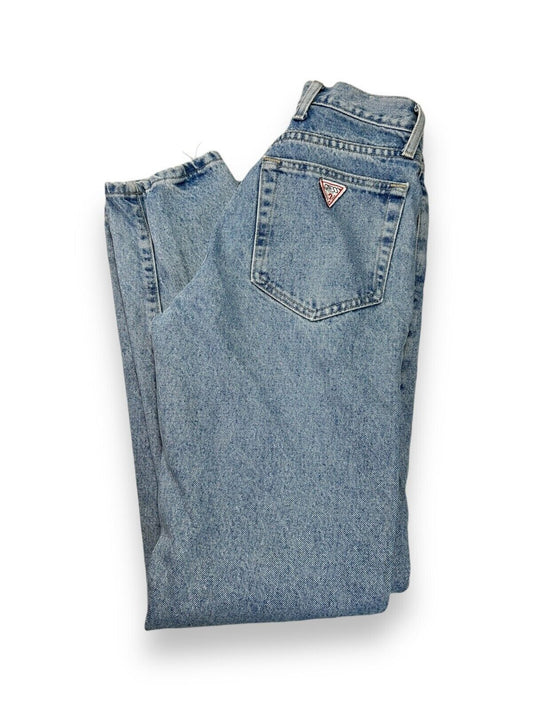 Vintage 90s Guess Jeans Light Wash Denim Pants Size 26W Blue