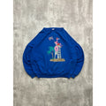 Vintage 80s/90s Flamingo Lifeguard Cartoon Graphic Sweatshirt Size XL