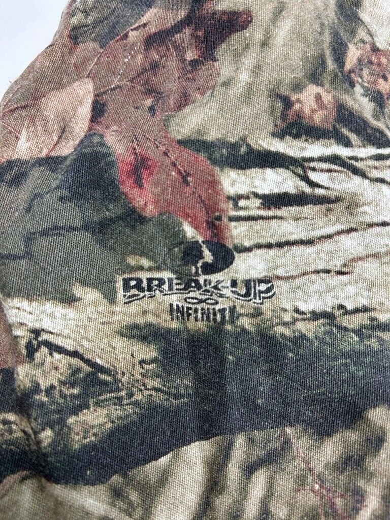 Vintage Mossy Oak Break Up Infinity Tree Camo Flared Hunting Pants Size 36W