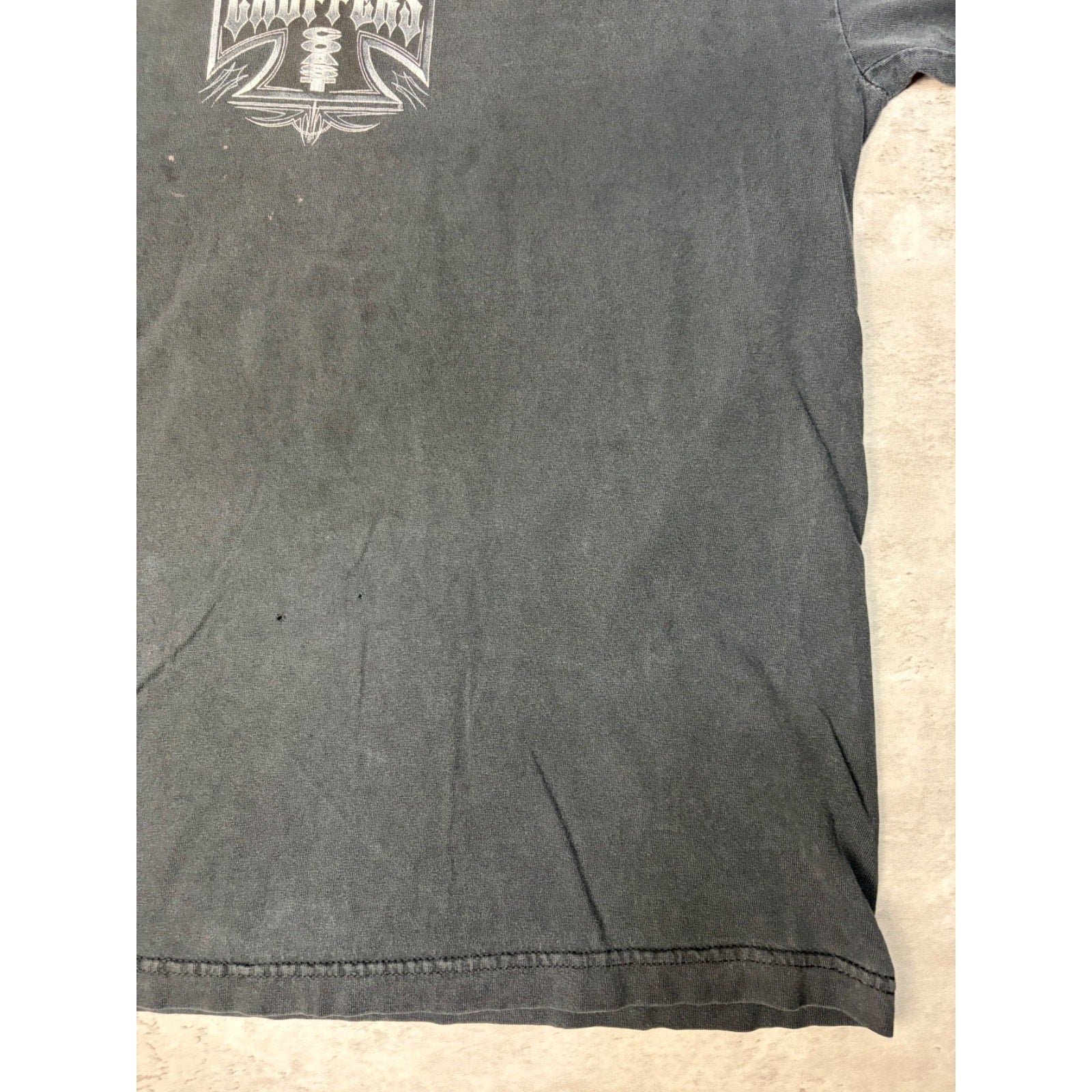 Vintage Y2K West Coast Choppers Sleeve Spellout Long Sleeve T-Shirt Size Large