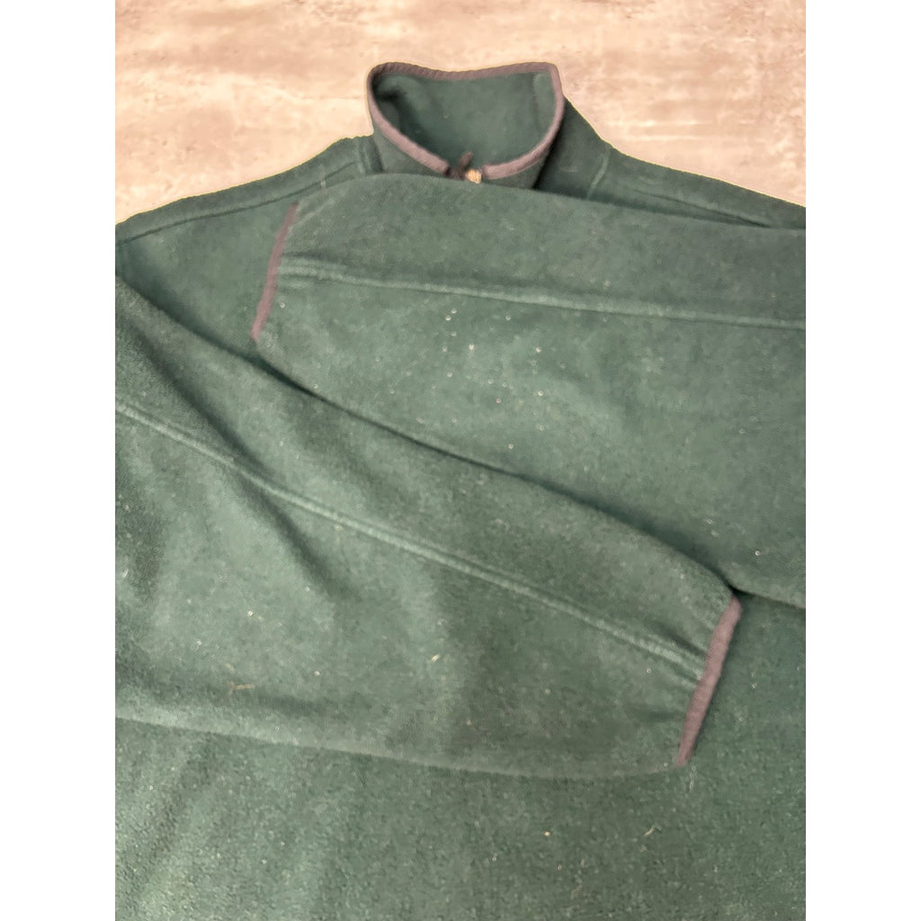 Vintage Woolrich 90s Earth Tone 1/2 Zip Pullover Fleece Sweatshirt Size XLT