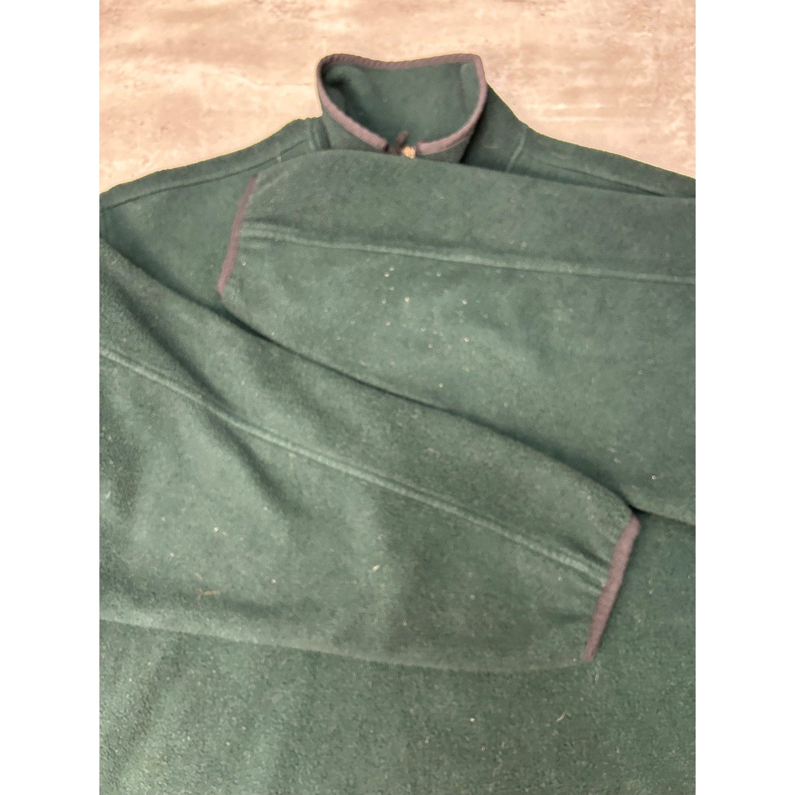 Vintage Woolrich 90s Earth Tone 1/2 Zip Pullover Fleece Sweatshirt Size XLT