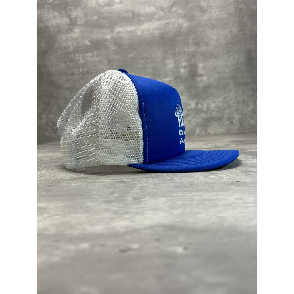 Vintage 90s TIm Hortons Child Foundation Trucker Snapback Hat OSFA