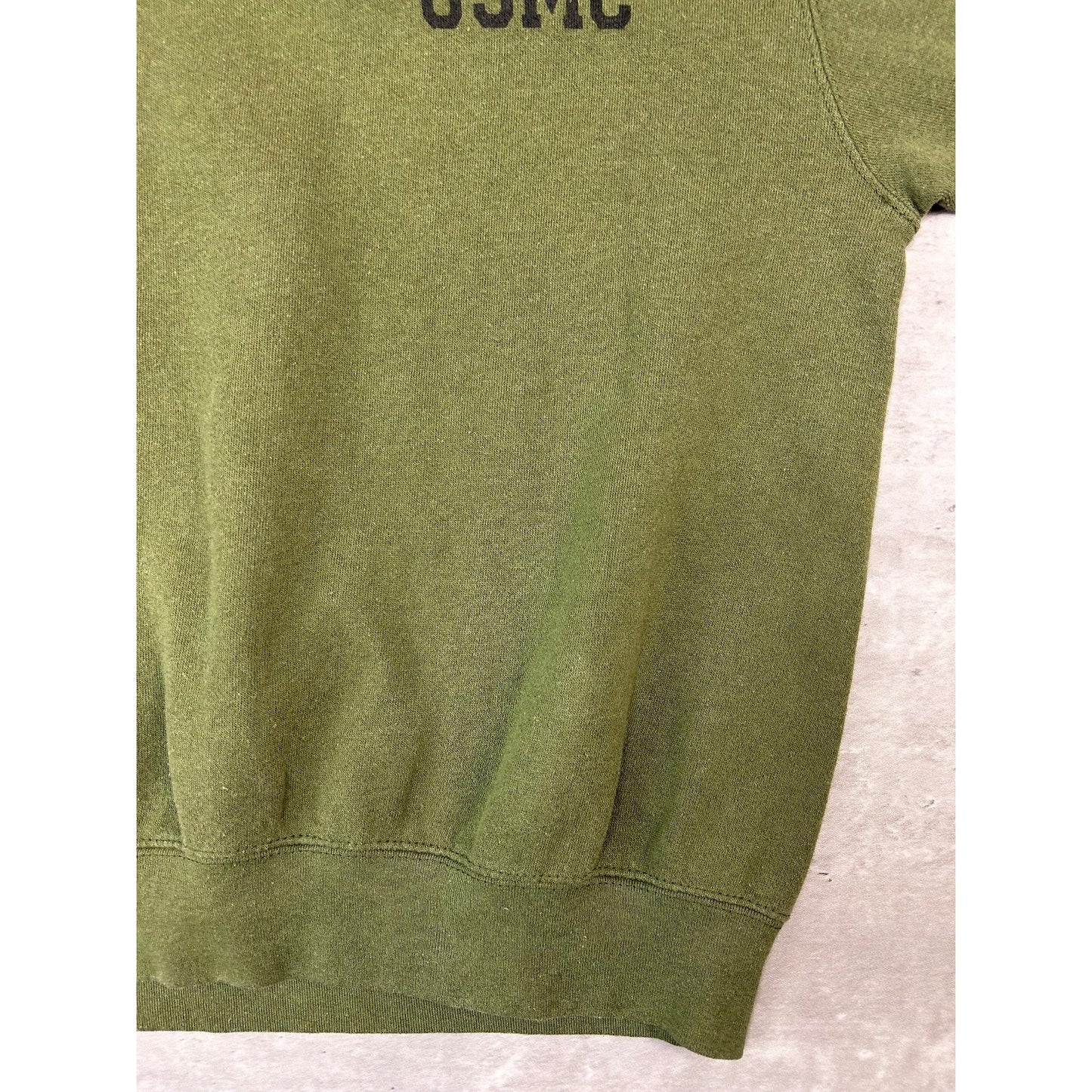 Vintage US Military USMC Graphic Crest Crewneck Sweatshirt Size Large