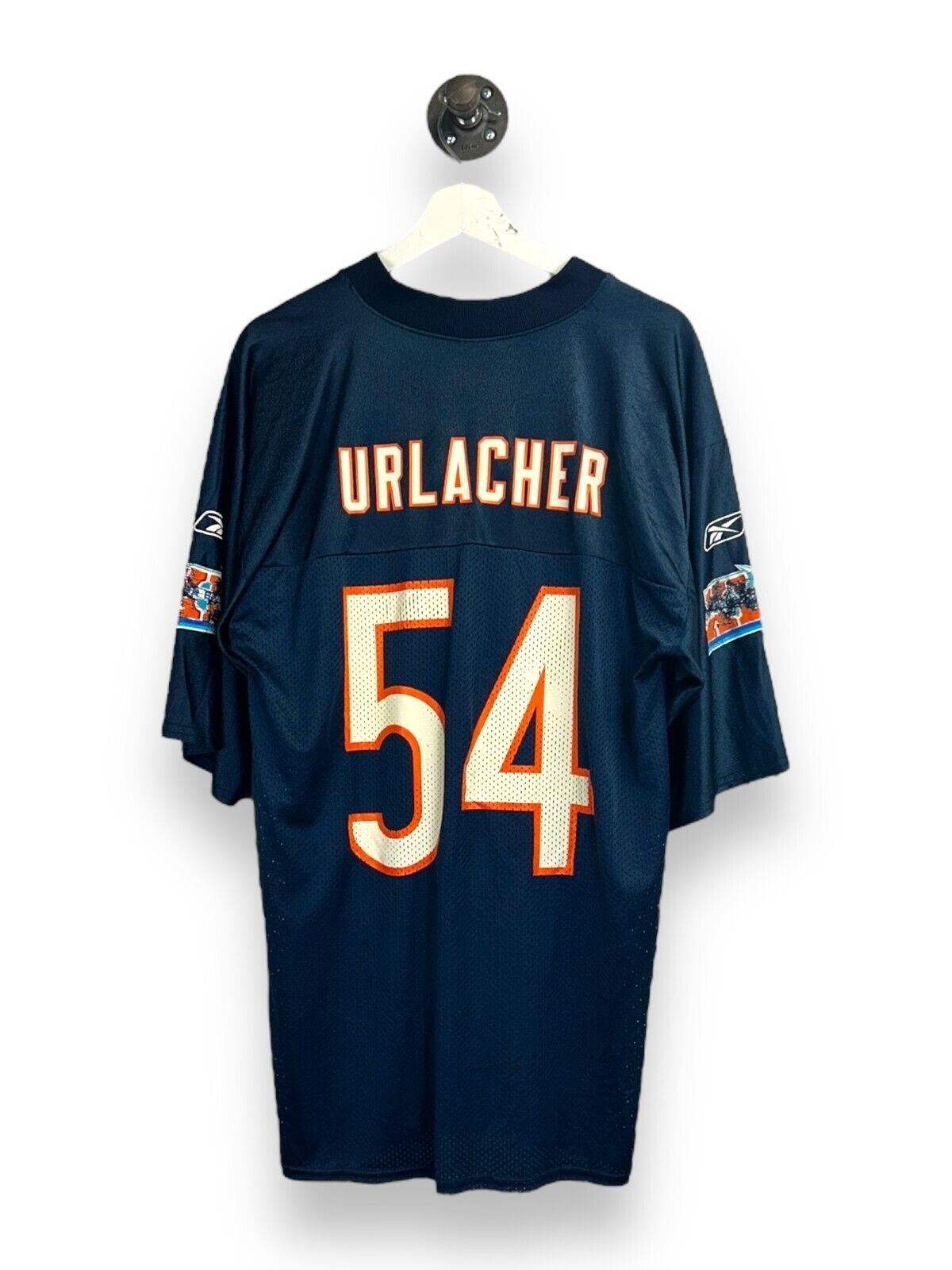 Brian Urlacher #54 Chicago Bears NFL Reebok Football Jersey Size Medium Blue