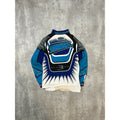 Vintage 90s Thor Reactor 3 Long Sleeve All Over Print Motocross Jersey Sz Medium