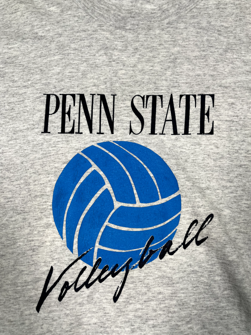 Vintage 90s Penn State Nittany Lions Volley Ball Collegiate T-Shirt Size Large
