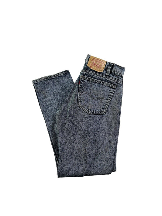 Vintage 90s Levi's 505 XX Acid Wash Denim Pants Size 33 Gray