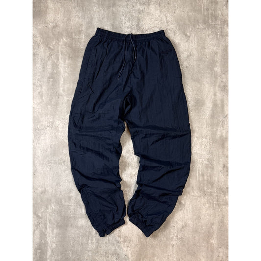 Vintage 90s Reebok Tonal Embroidered Logo Nylon Track Pants Size Medium