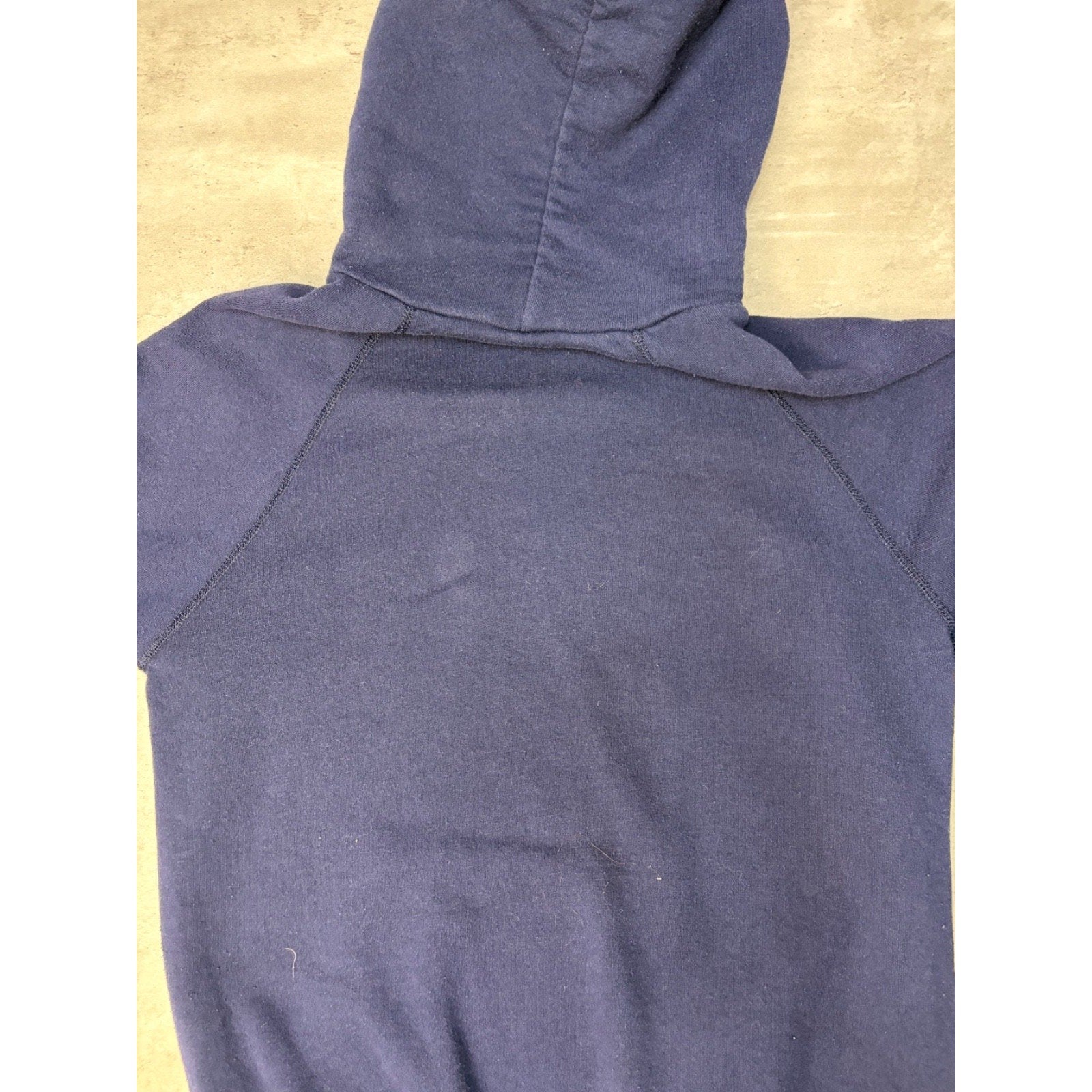 80s/90s Duke University Collegiate Crest Graphic Hooded Sweatshirt Size Large