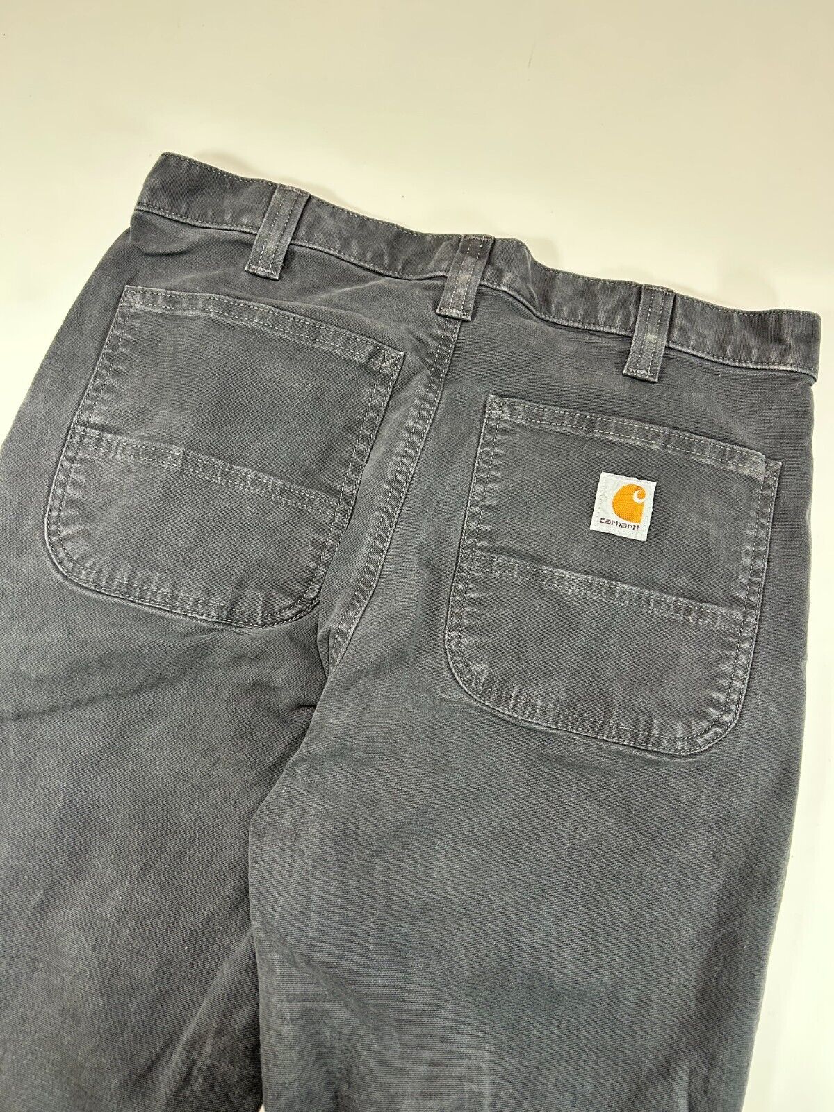 Carhartt Straight Fit Canvas Workwear Pants Size 31 Gray