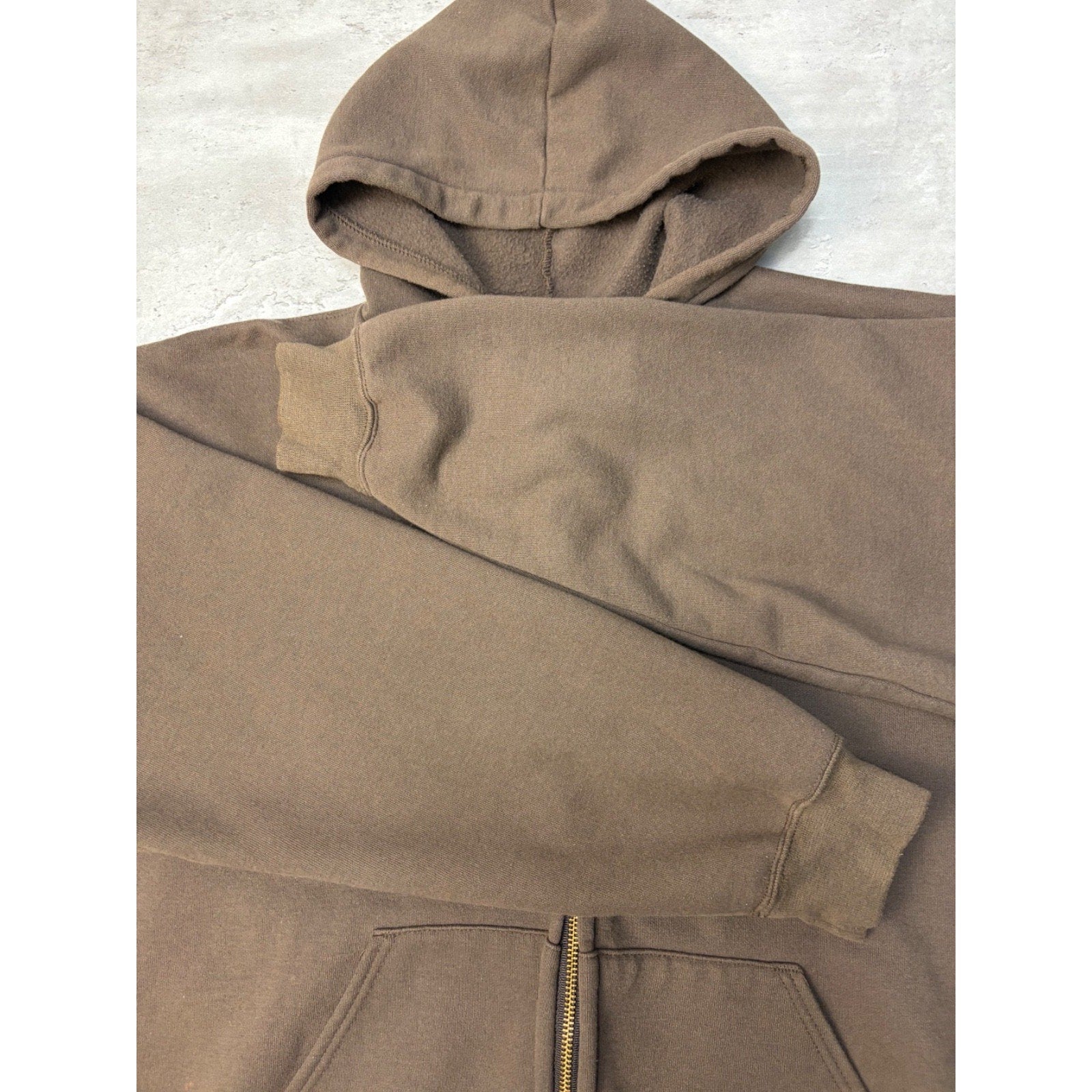 Vintage Carhartt Embroidered Spellout Full Zip Hooded Sweatshirt Size XL