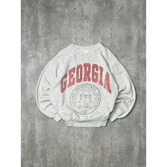 Vintage 80s/90s Georgia Bulldogs NCAA Collegiate Crest Sweatshirt Size XL