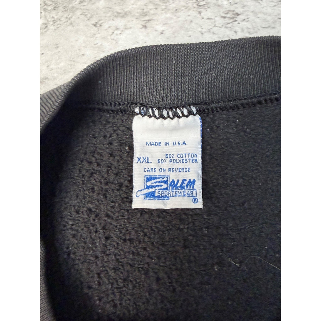 Vintage 1995 Pittsburgh Steelers NFL Helmet Graphic Football Sweatshirt Size 2XL