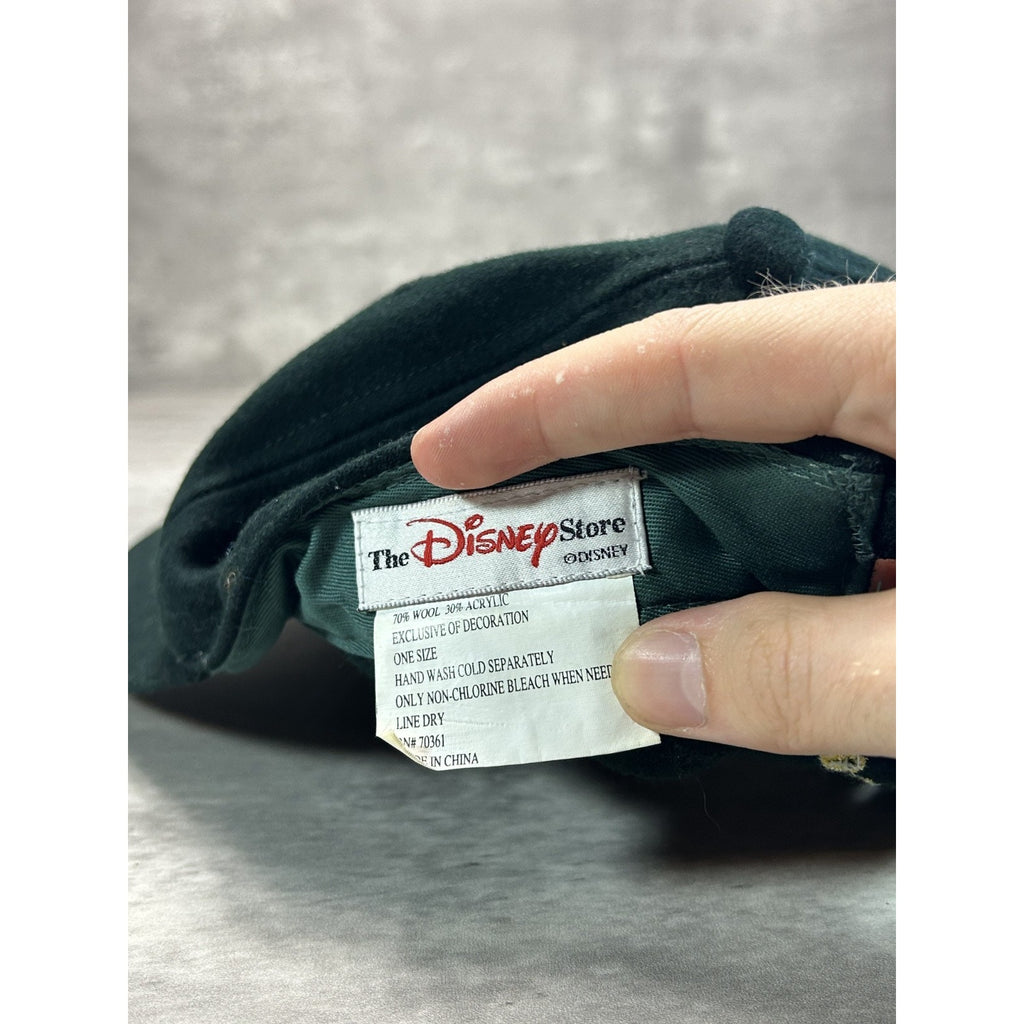Vintage 90s Disney Winnie The Pooh Embroidered Tigger Strapback Hat OSFA Green