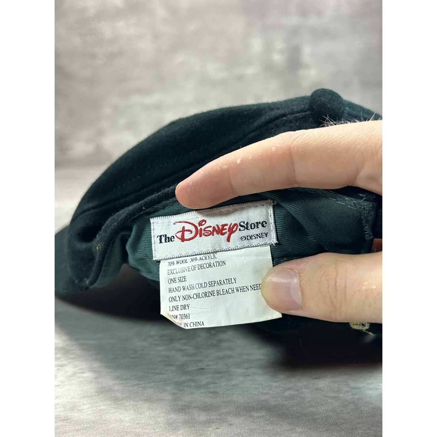 Vintage 90s Disney Winnie The Pooh Embroidered Tigger Strapback Hat OSFA Green