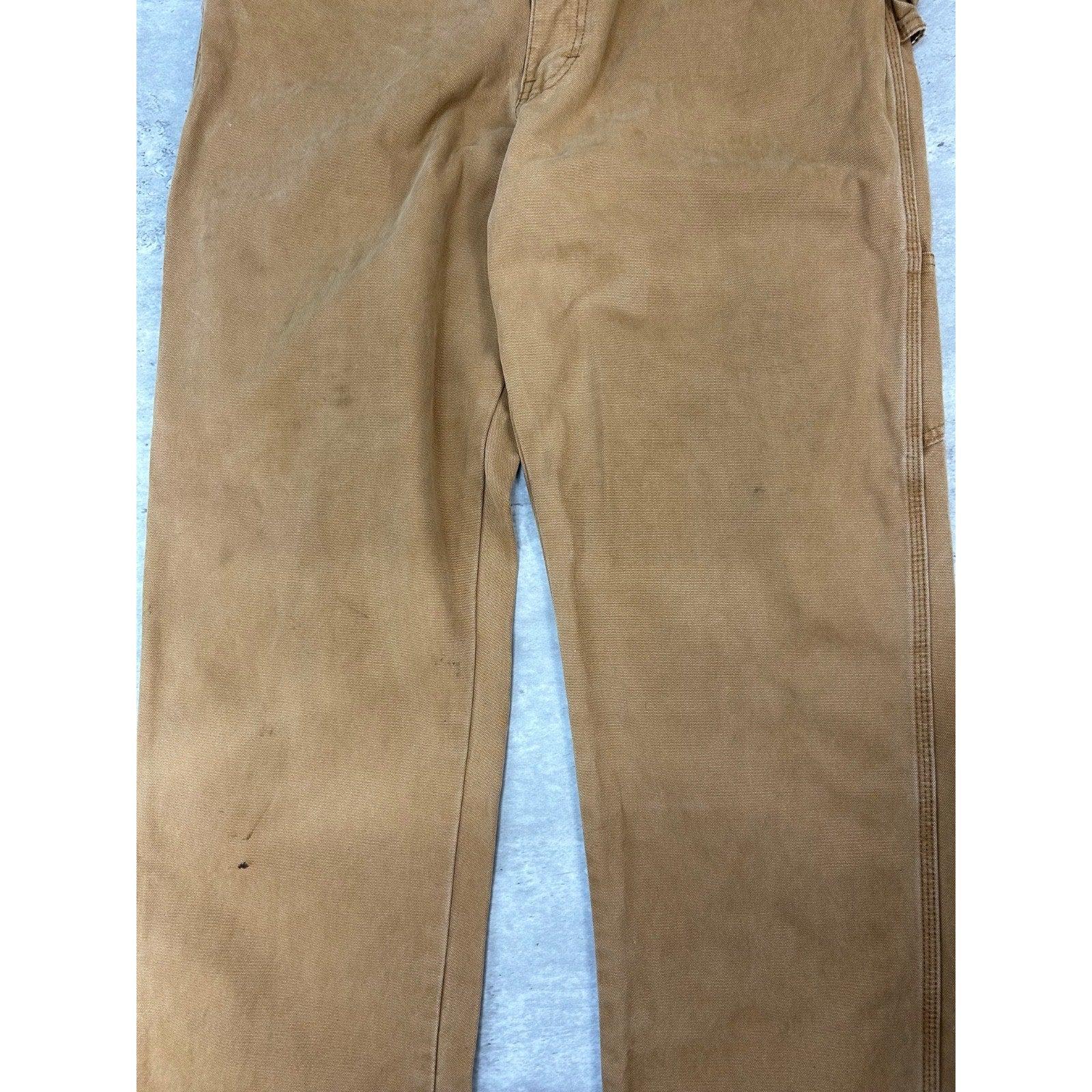 Dickies Canvas Workwear Carpenter Pants Size 39 Beige