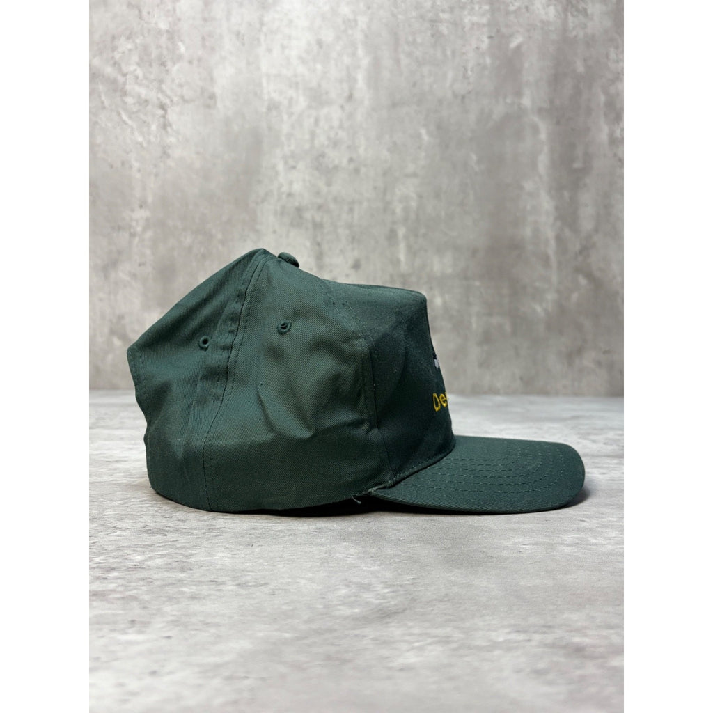 Vintage Dempewolf Auto Dealership Embroidered Mascot Snapback Hat OSFA