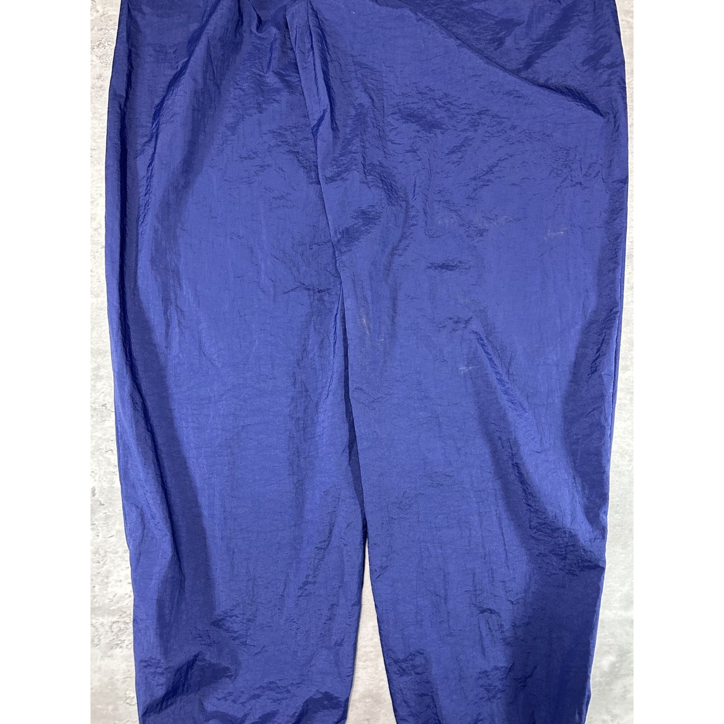 Vintage 90s Team USA Olympics Tonal Embroidered Logo Nylon Track Pants Sz Large