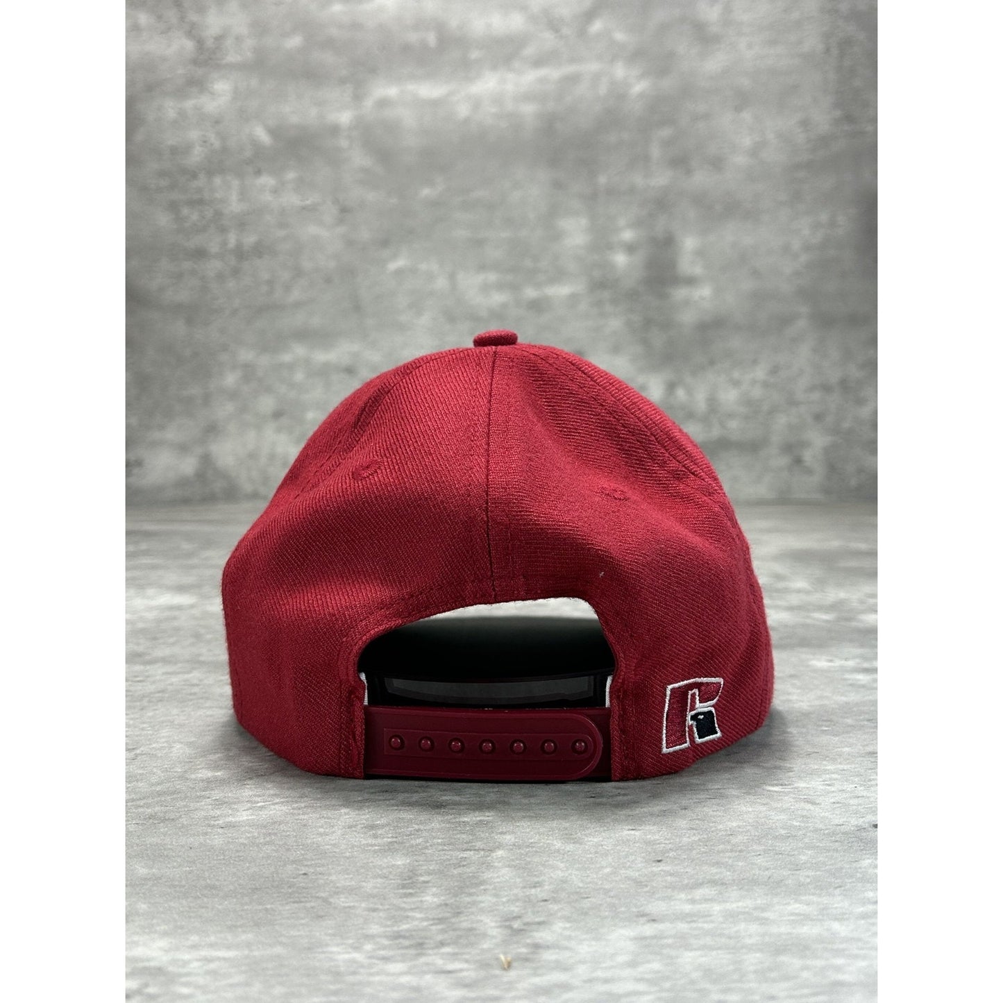 Vintage 90s South Carolina Gamecocks NCAA Arc Spellout Snapback Hat OSFA Red