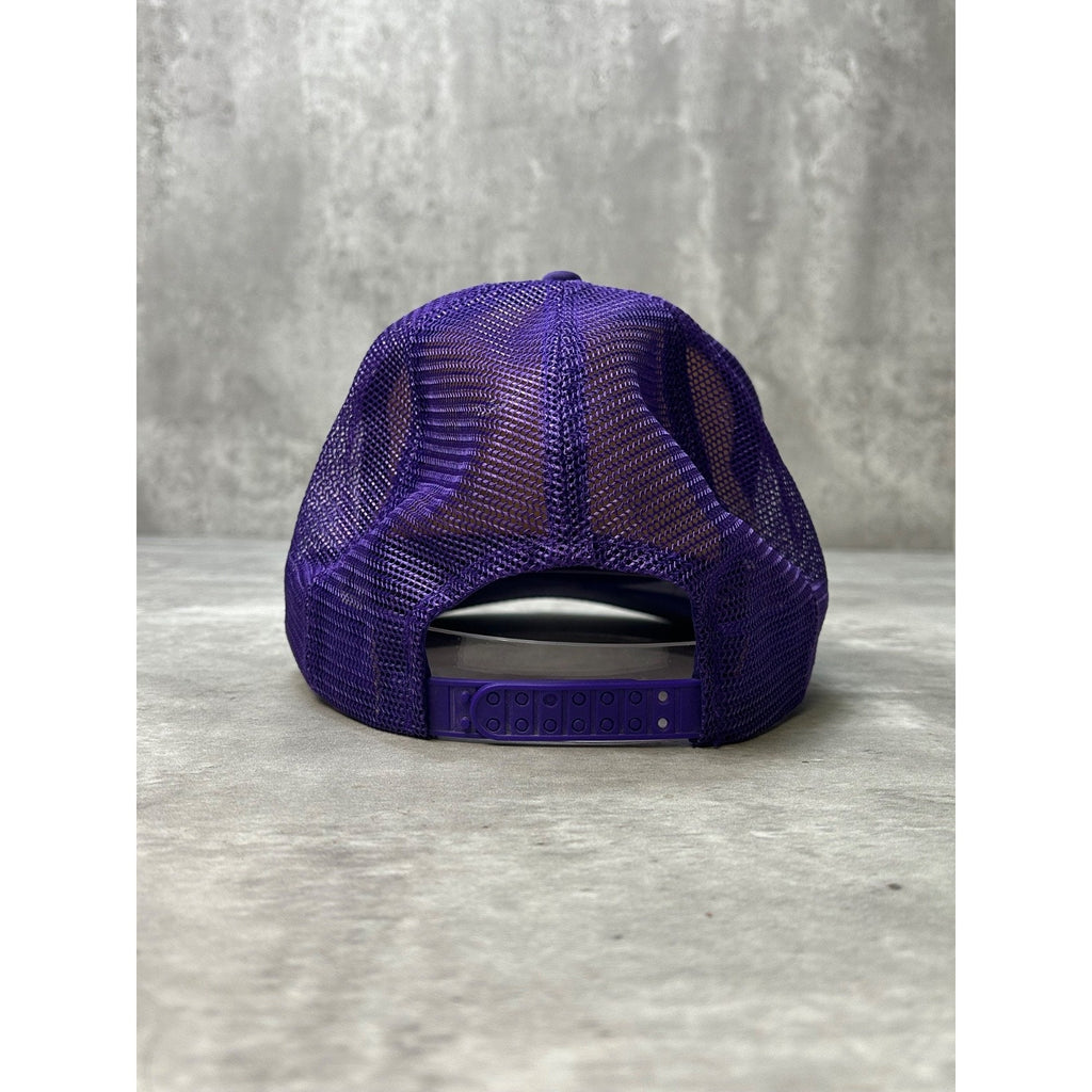 Vintage 80s Pioneer Auto Show Antique Car Graphic Trucker Snapback Hat OSFA