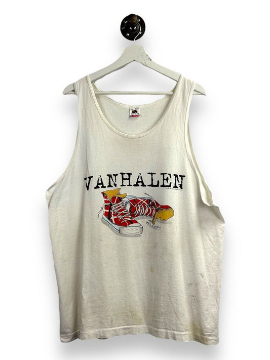 Vtg 1993 Van Halen Right Here Right Now Tour Rock Music Sleeveless T-Shirt Sz XL