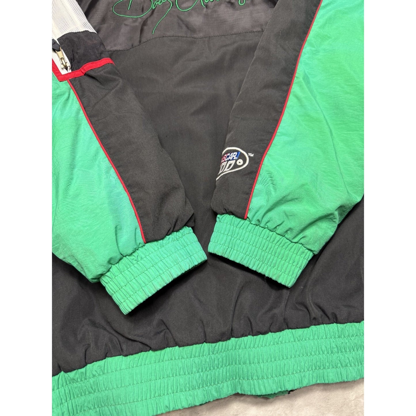 Vintage 90s Bobby LaBonte #18 Nascar Interstate Batteries Jacket Size XL