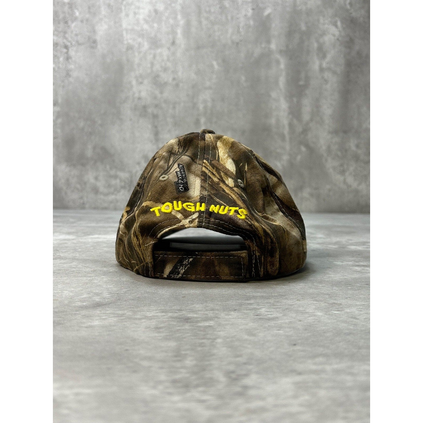 Vintage Gorilla Nuts Embroidered Logo Hunting Camo Strapback Hat OSFA