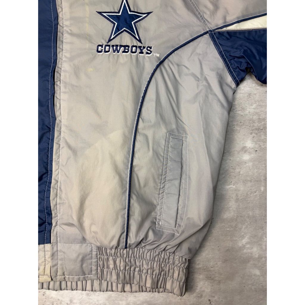 Vintage Dallas Cowboys NFL Pro PlayerEmbroidered Logo Jacket Size XL