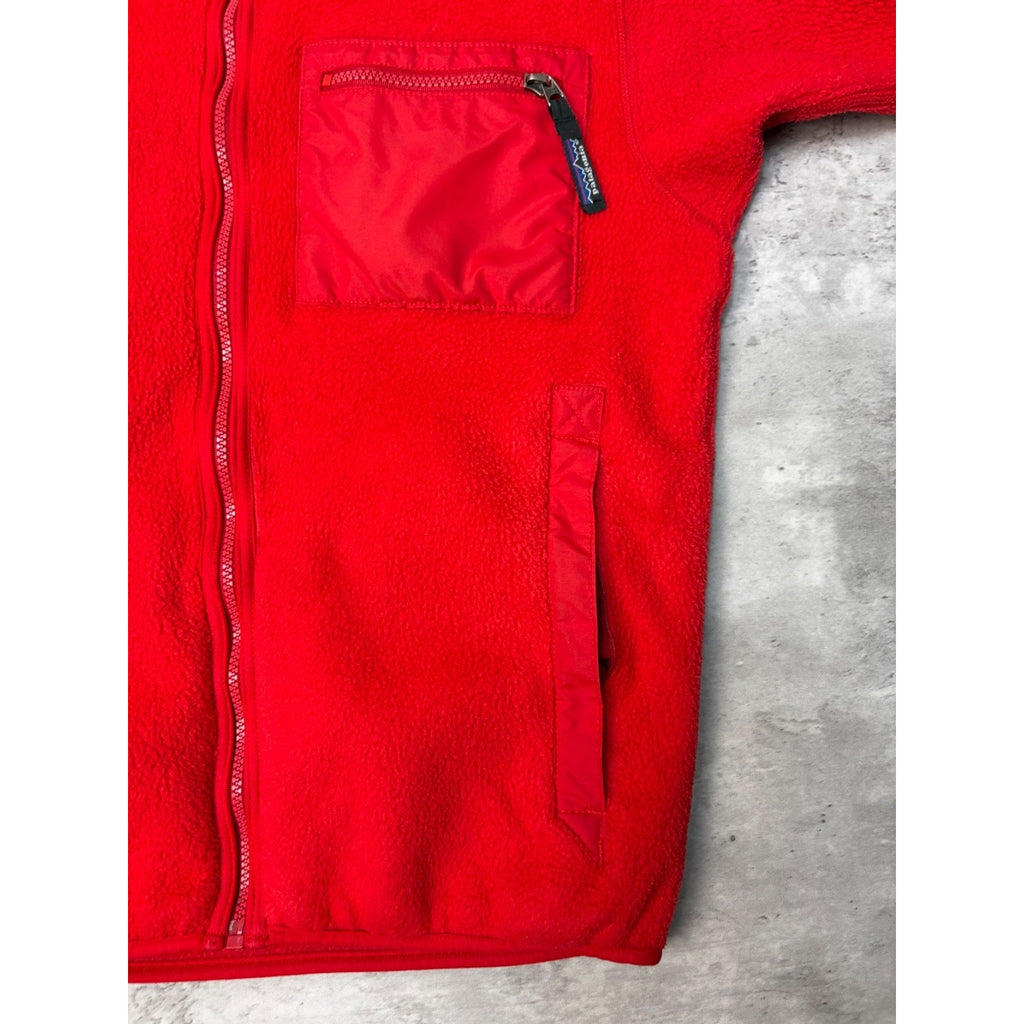 Vintage Patagonia Pile Full Zip Fleece Sweatshirt Size Medium