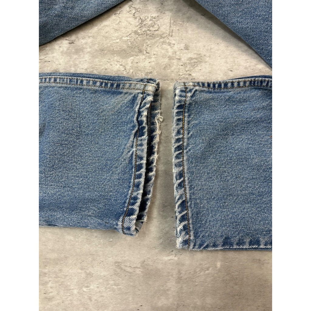 Vintage 90s Levis 550 Red Tab Relaxed Fit Medium Wash Denim Pants Pants Size 34