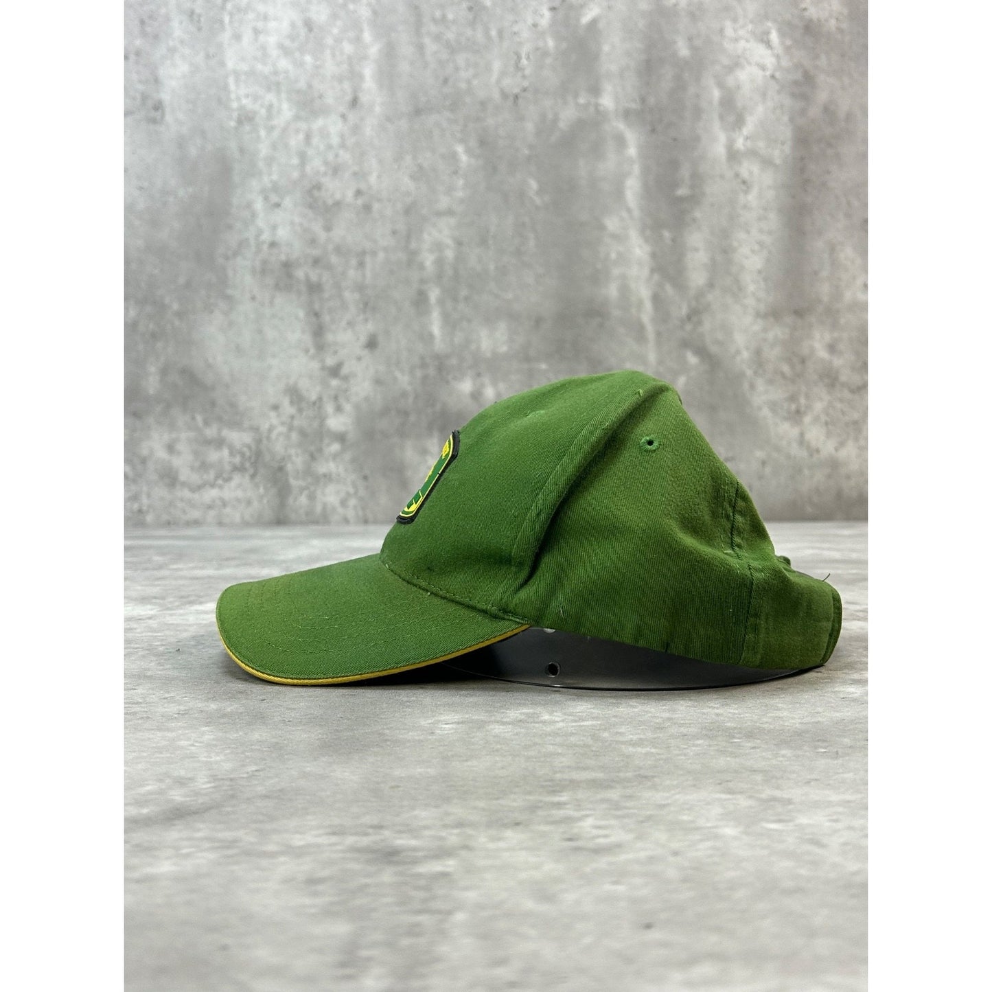 Vintage John Deere Tractors Embroidered Logo Strapback Hat OSFA Green