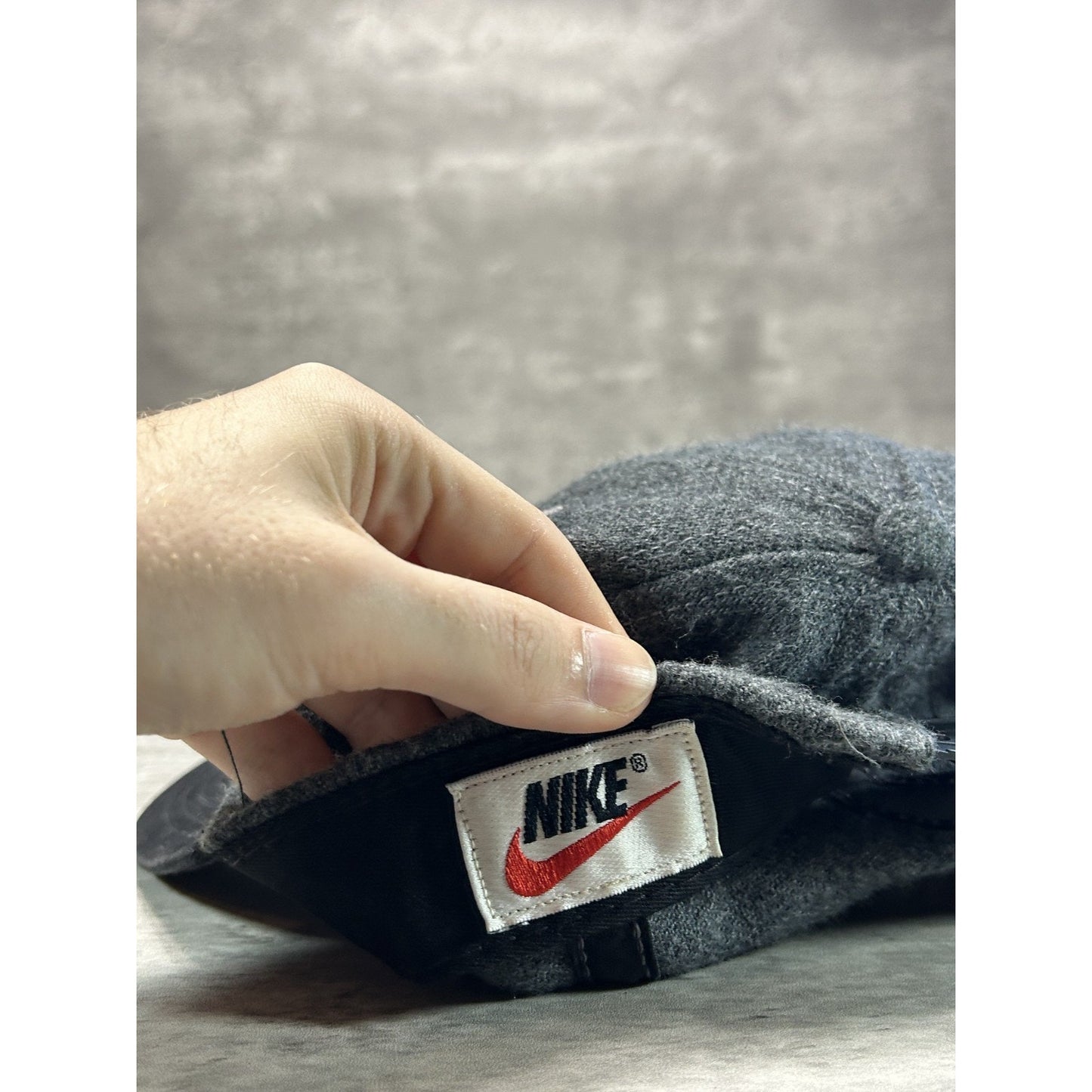 Vintage 90s Nike Baseball Embroidered Swoosh Spellout Snapback Hat OSFA