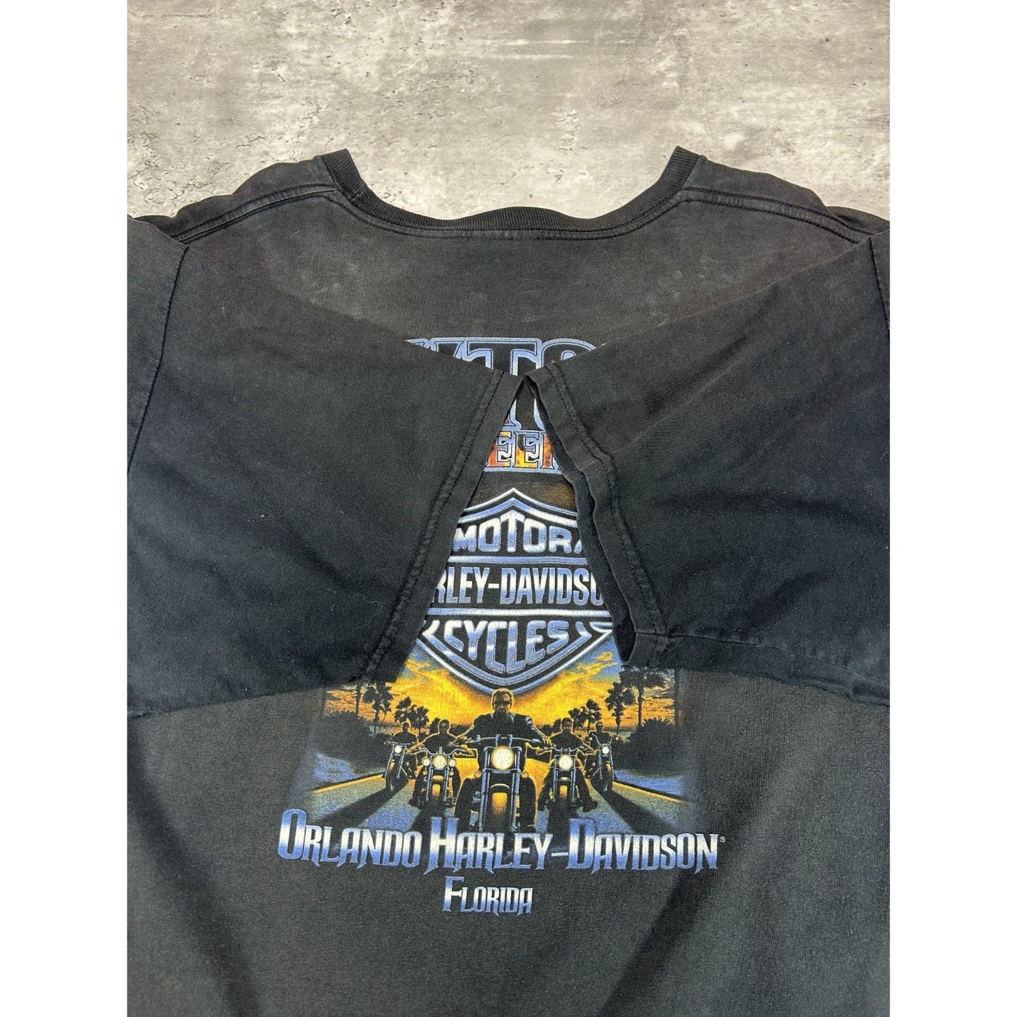 Harley Davidson Motorcycles Daytona BIke Week Graphic T-Shirt Size XL Black