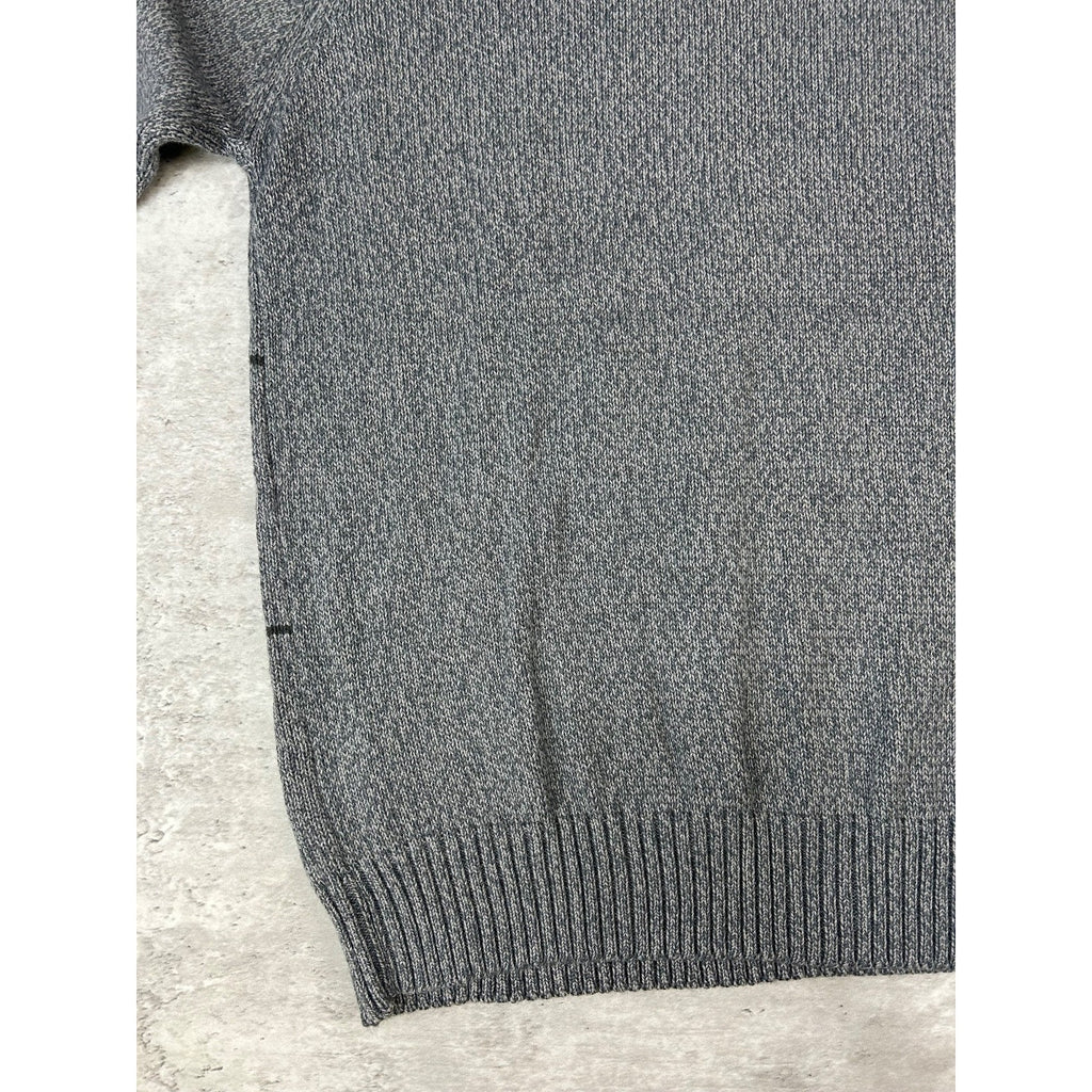 Vintage 90s Striped Print Pullover Ribbed Knit Sweater Size Medium