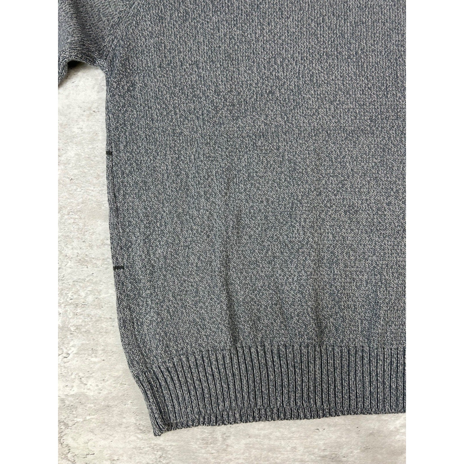 Vintage 90s Striped Print Pullover Ribbed Knit Sweater Size Medium