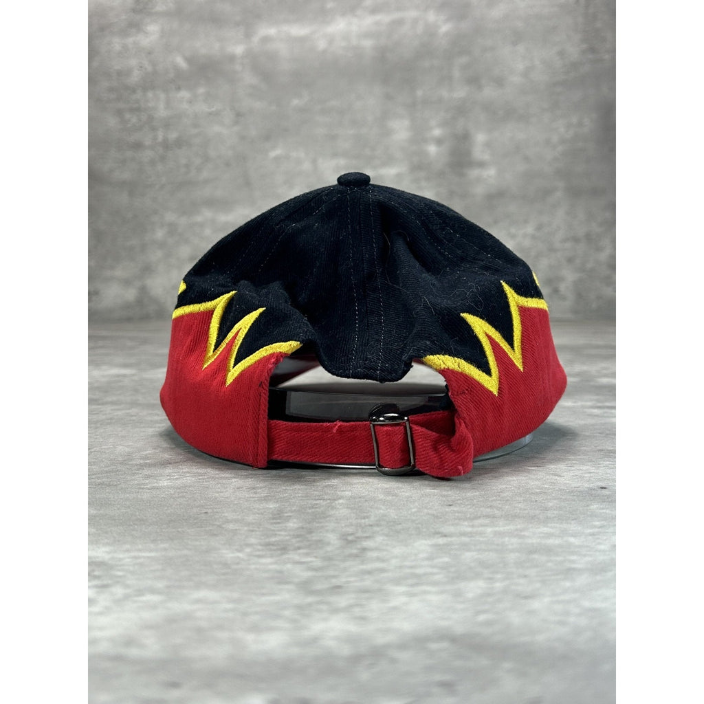 Vintage Monroe Embroidered Spellout Abstract Stitch Strapback Hat OSFA